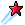 Red shooting star icon for feedback score in between 100,000 to 499,999